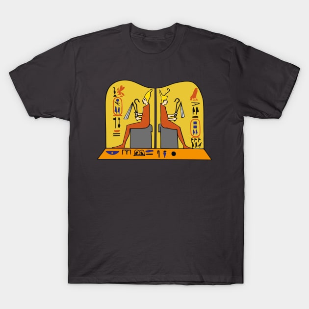 Two pharaos T-Shirt by Creative Art Store